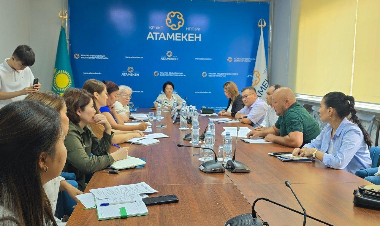 Проблемы в сфере дошкольного образования обсудили на площадке Палаты предпринимателей области Ұлытау